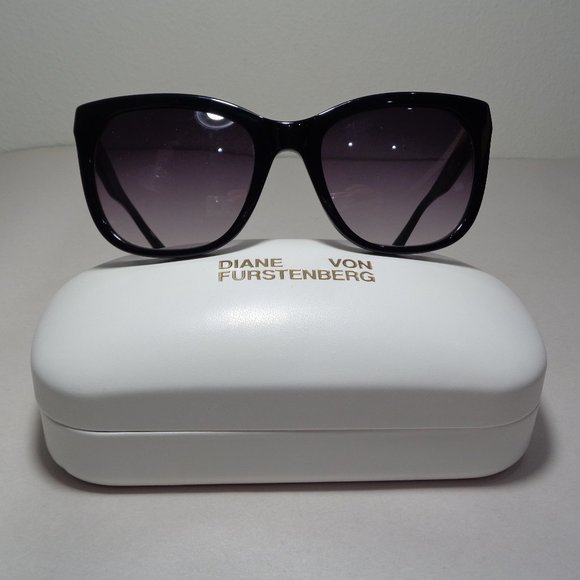 Diane von Furstenberg LEIGHA DVF678S Black New Women\'s Sunglasses main image 7
